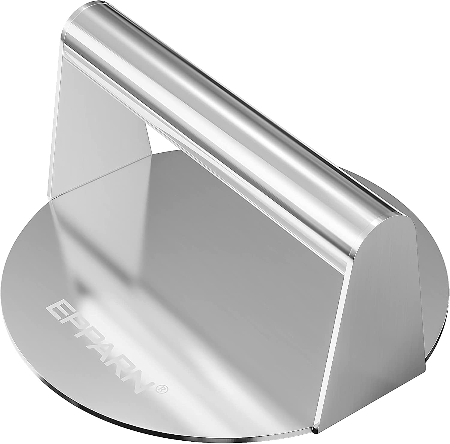 EPPARN Enlarged 6.3 Inch Smash Burger Press, Stainless Steel Burger Smasher for Griddle, Hamburger Press, Grill Press Bacon Press, Burger Press Smashburger