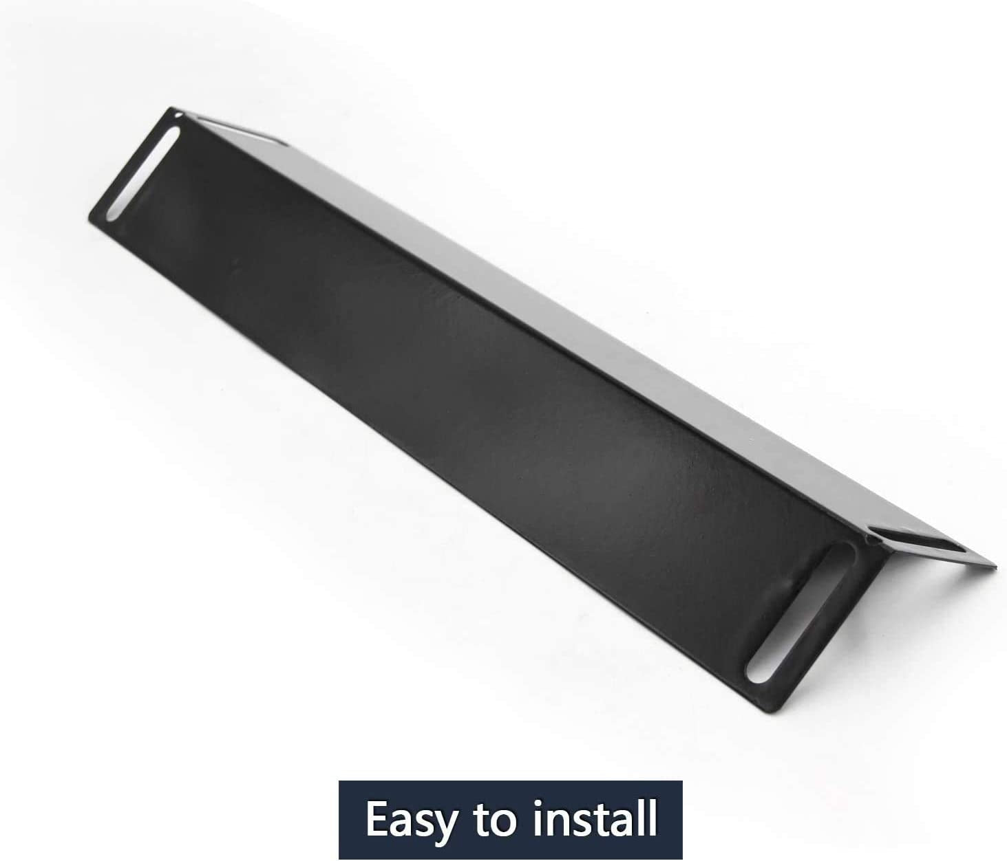 16 1/2 Inch Porcelain Steel Heat Plate Shield Heat Tent, Burner Cover, Vaporizor Bar, and Flavorizer Bar Replacement for BBQ Grillware, Uniflame, Charbroil, Grill Chef Grills, PPB151 (4-Pack)