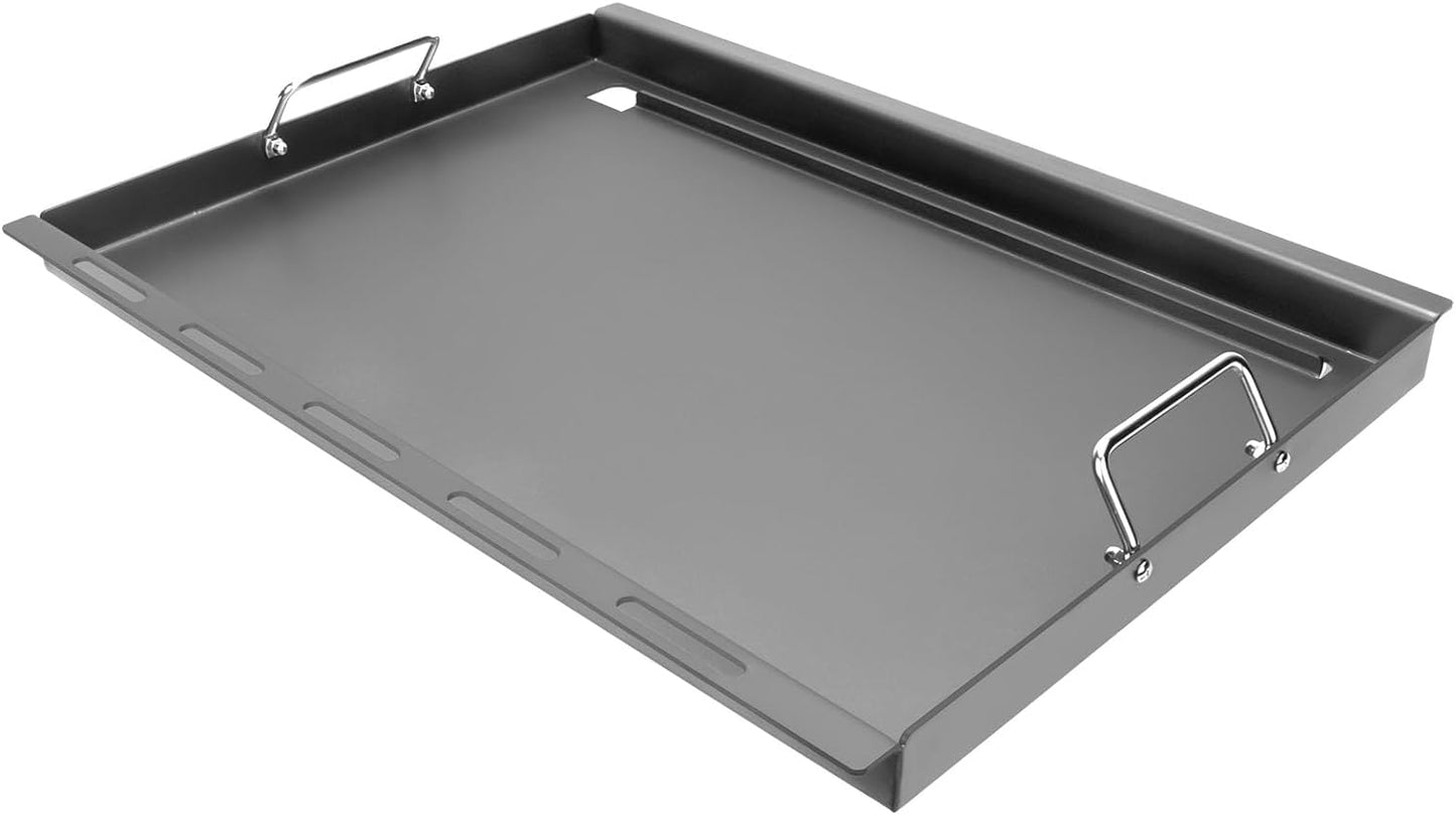 Full-Size Griddle Inserts for Weber Genesis 300 Gas Grill, Griddle for Weber Genesis 300 Series E-310 E-320 E-330 S-310 S-320 S-330 EP-310 EP-320 EP-330 CEP-310 CEP-330 Replace for Weber 7524 Grate*2