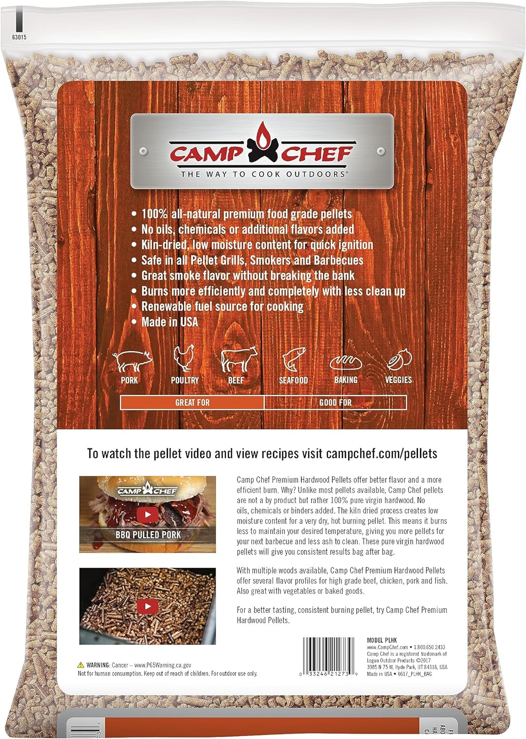 Camp Chef Hickory BBQ Pellets
