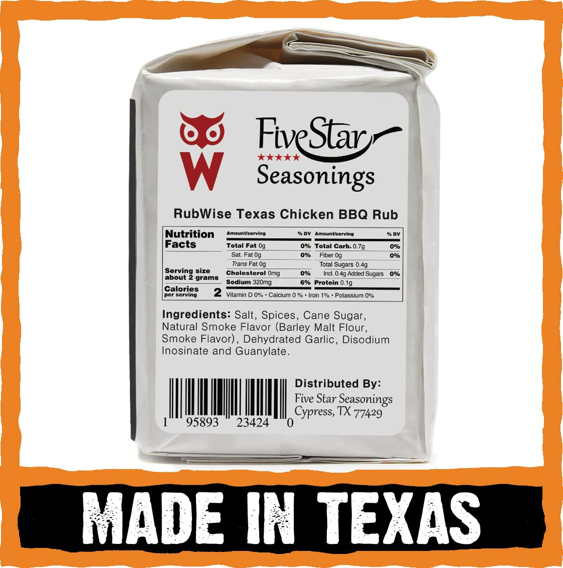Texas Style Brisket Rub & Chicken Rub by Rubwise | BBQ Rub & Spices for Smoking & Grilling | Dry Rubs | Great on Brisket, Steaks, Ribs, Burgers, Chicken, Turkey, Duck, and Seafood & More (1Lb Each)