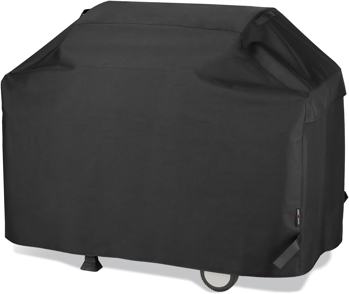Unicook Heavy Duty Waterproof Barbecue Gas Grill Cover, 65-Inch BBQ Cover, Special Fade and UV Resistant Material, Durable and Convenient, Fits Grills of Weber Char-Broil Nexgrill Brinkmann and More