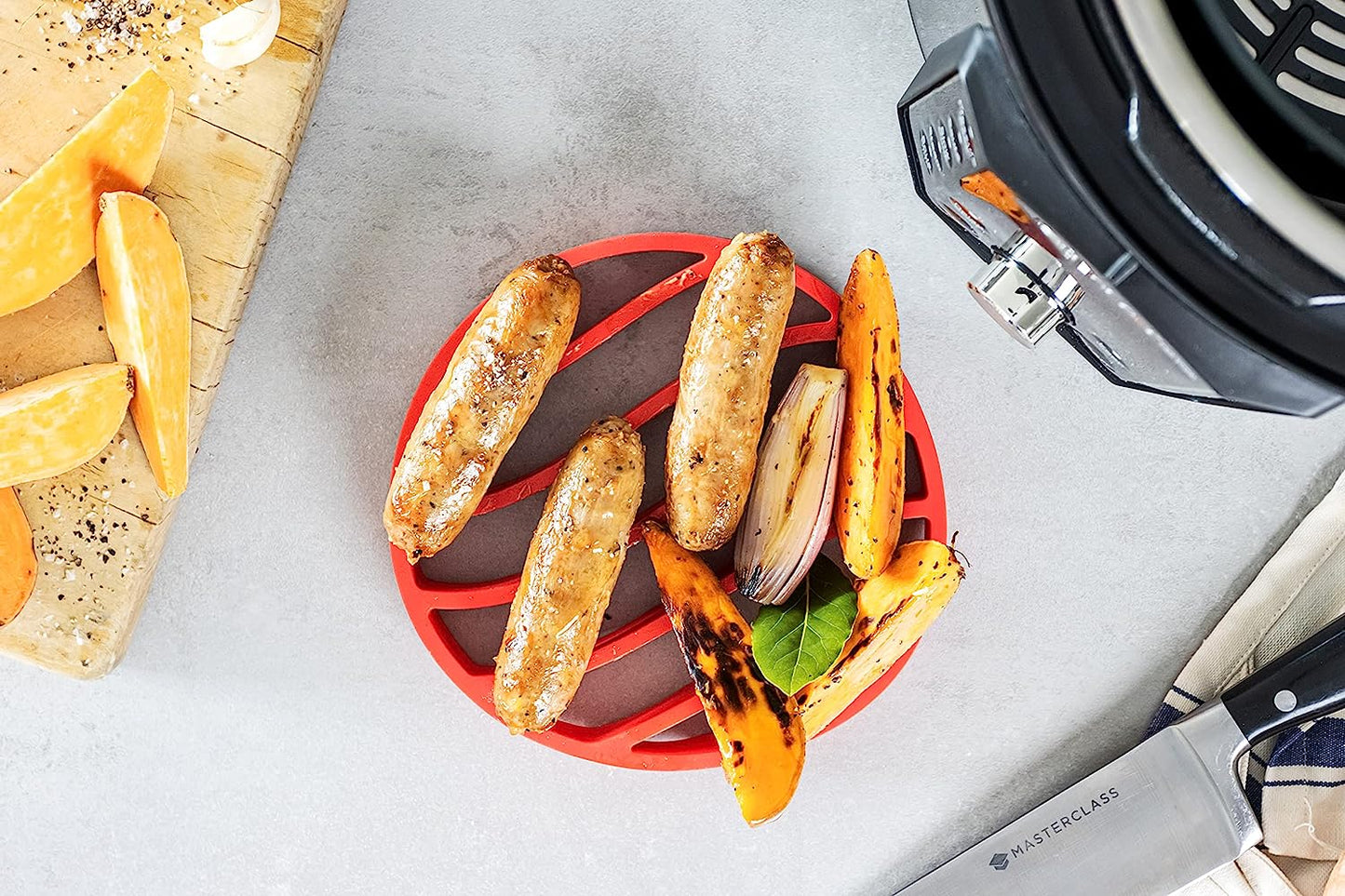 Instant Pot, Orange Official Silicone Roasting Rack, Compatible with 6-Quart and 8-Quart Cookers