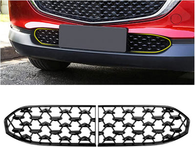 2PCS Front Grille Guard for Mazda CX30 Front Grill Mesh Mazda CX-30 Accessories ABS Material Automotive Grilles Compatible with 2020 2021 2022 2023 Mazda CX 30 (300MM for CX30 Grilles)