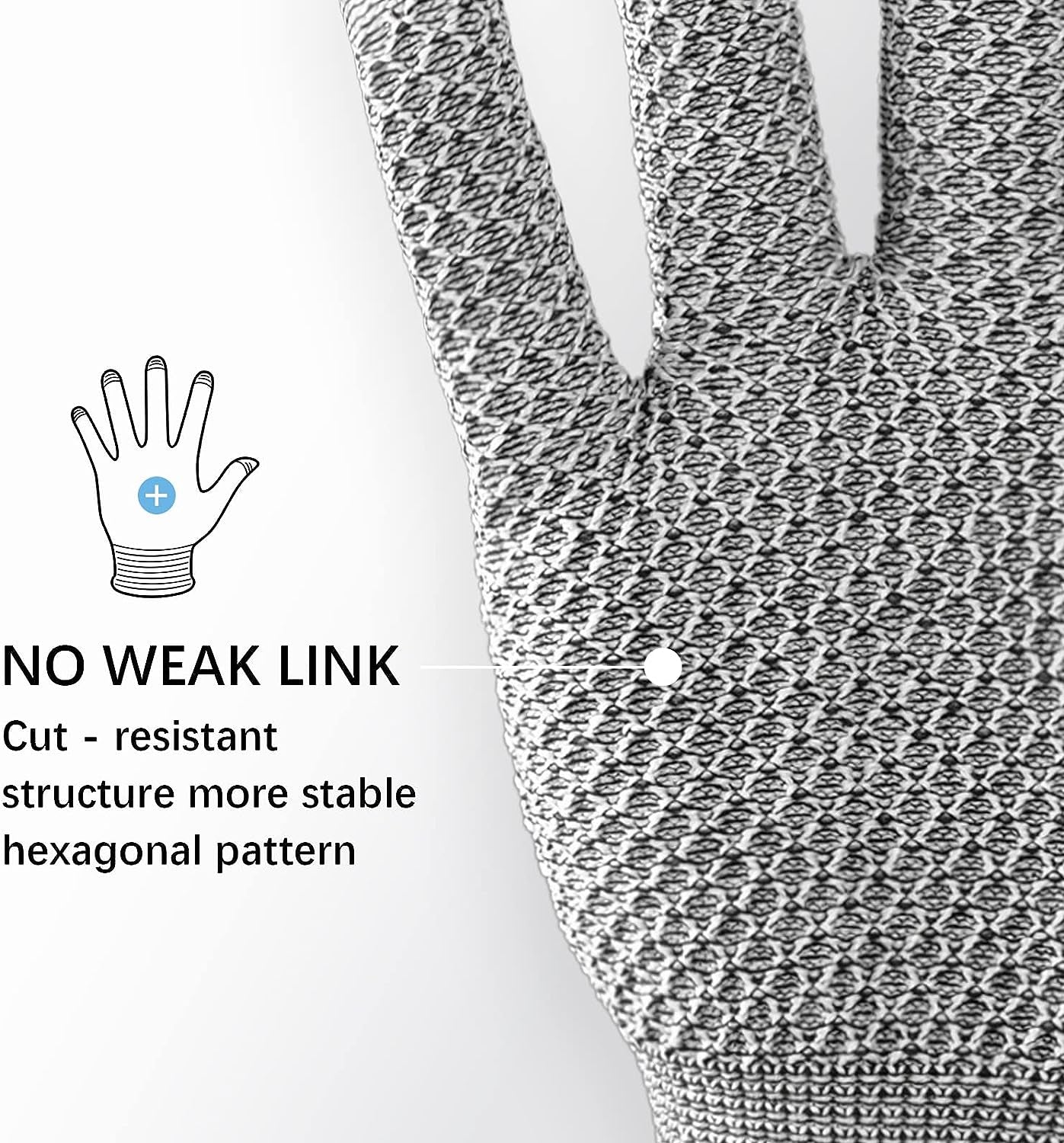 Cut Resistant Gloves, EN388 Level 5 Cut Resistant Gloves, No Cut Gloves, Cut Proof Gloves, Food Grade