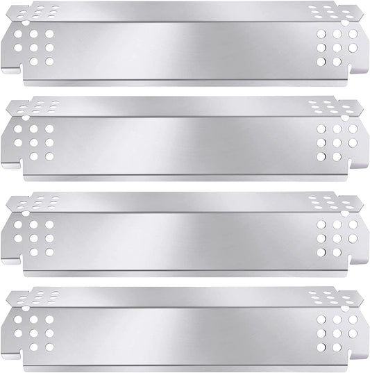 Grill Heat Plate Parts for Home Depot Nexgrill 720-0830H, 720-0888N, 720-0888, 720-0864, 720-0896B, Stainless Steel Grill Heat Tent, Burner Cover, Flame Tamer for 4 Burner Members Mark 720-0830G