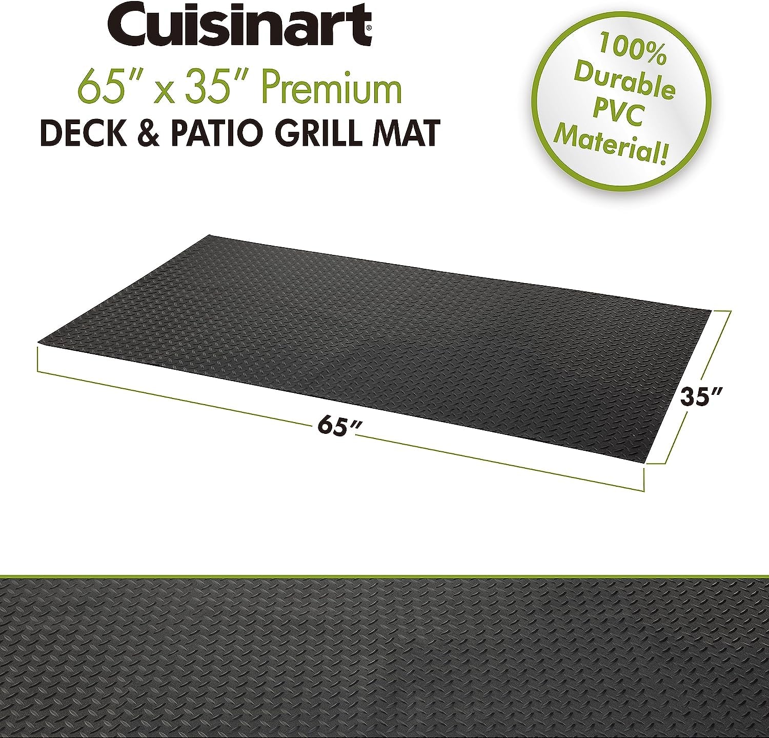 CGMT-300, 65” X 36, 65" X 36", Premium Deck and Patio Grill Mat, 65" X 35"