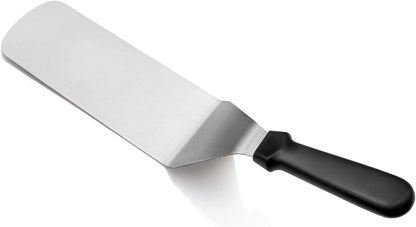New Star Foodservice 36190 Plastic Handle Flexible Grill Turner/Spatula, 14.5-Inch, Black