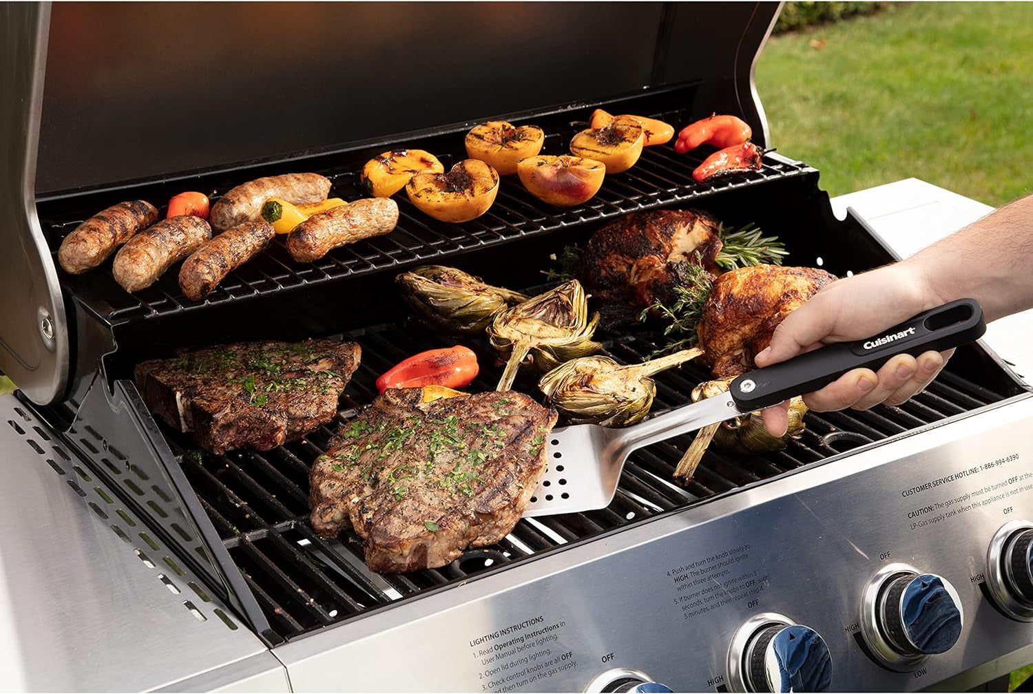 CGS-1000 4-Piece Folding Grill Tool Set