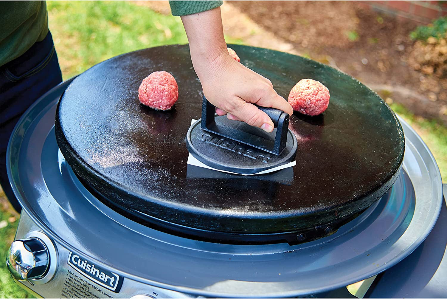 Cuisinart Smashed Burger Press, Cast Iron CISB-111