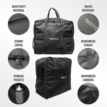 Portable 22" Griddle Carry Bag for Blackstone 22 Inch Griddle and Similar Table Top Grills, Includes Deluxe Storage Pockets for BBQ Toolkit Accessories, Utensils and Squeeze Bottles