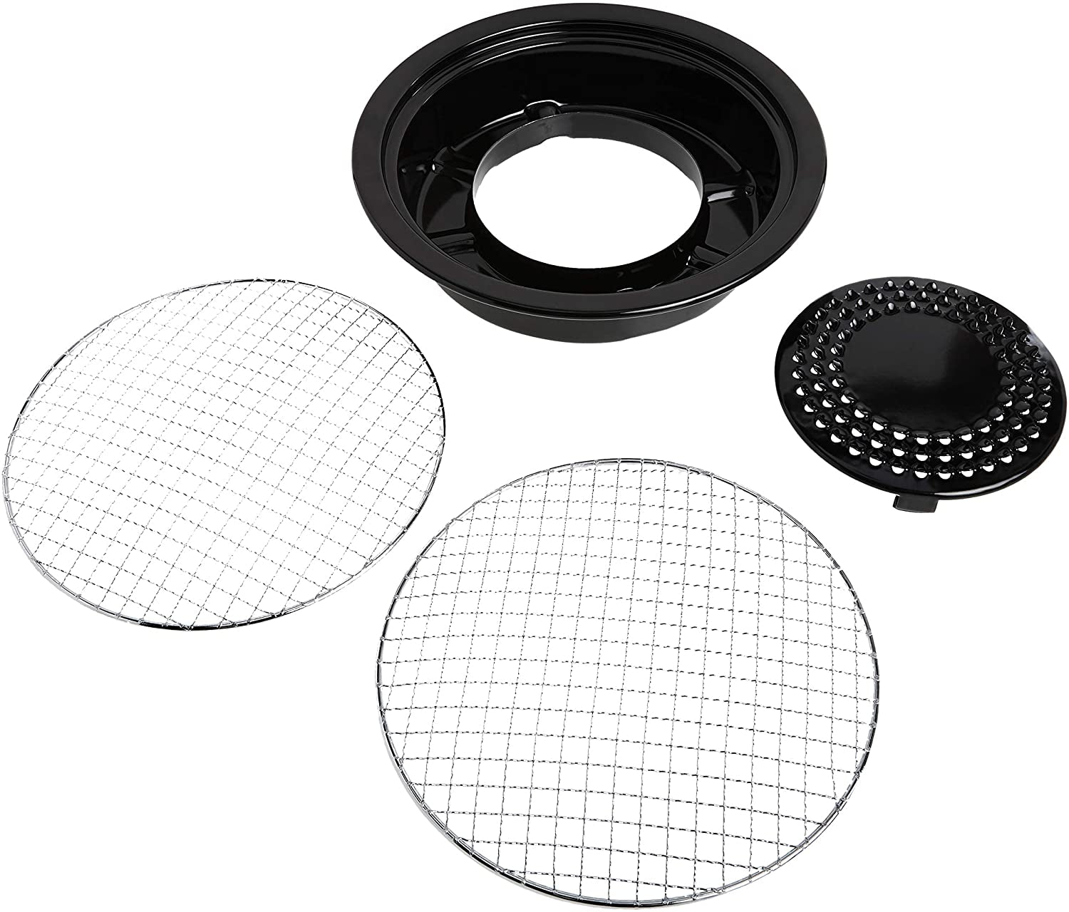 Korean Cookware Aburi Stove Top Grill Pan, Black, (CB-P-AM3)