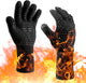 Oven Gloves 932°F Heat Resistant Gloves, Cut-Resistant Grill Gloves, Non-Slip Silicone BBQ Gloves, Kitchen Safe Cooking Gloves for Men, Oven Mitts,Smoker,Barbecue,Grilling (Oven Gloves)