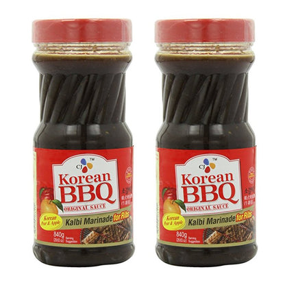 [ 2 Packs ] CJ Korean BBQ Sauce, Kalbi, 29.63-Ounce Bottle for Ribs