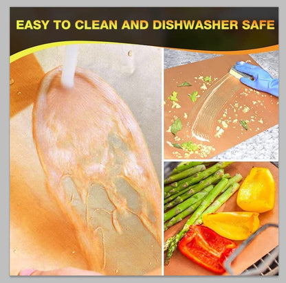 Grill Mats for Outdoor Grill Set of 6 BBQ Grill Mat Copper Grill Mat Heavy Duty Non Stick Reusable and Easy to Clean, Electric Gas Charcoal Grill Outdoor Cooking Tools Accessories RV Camper Must Have