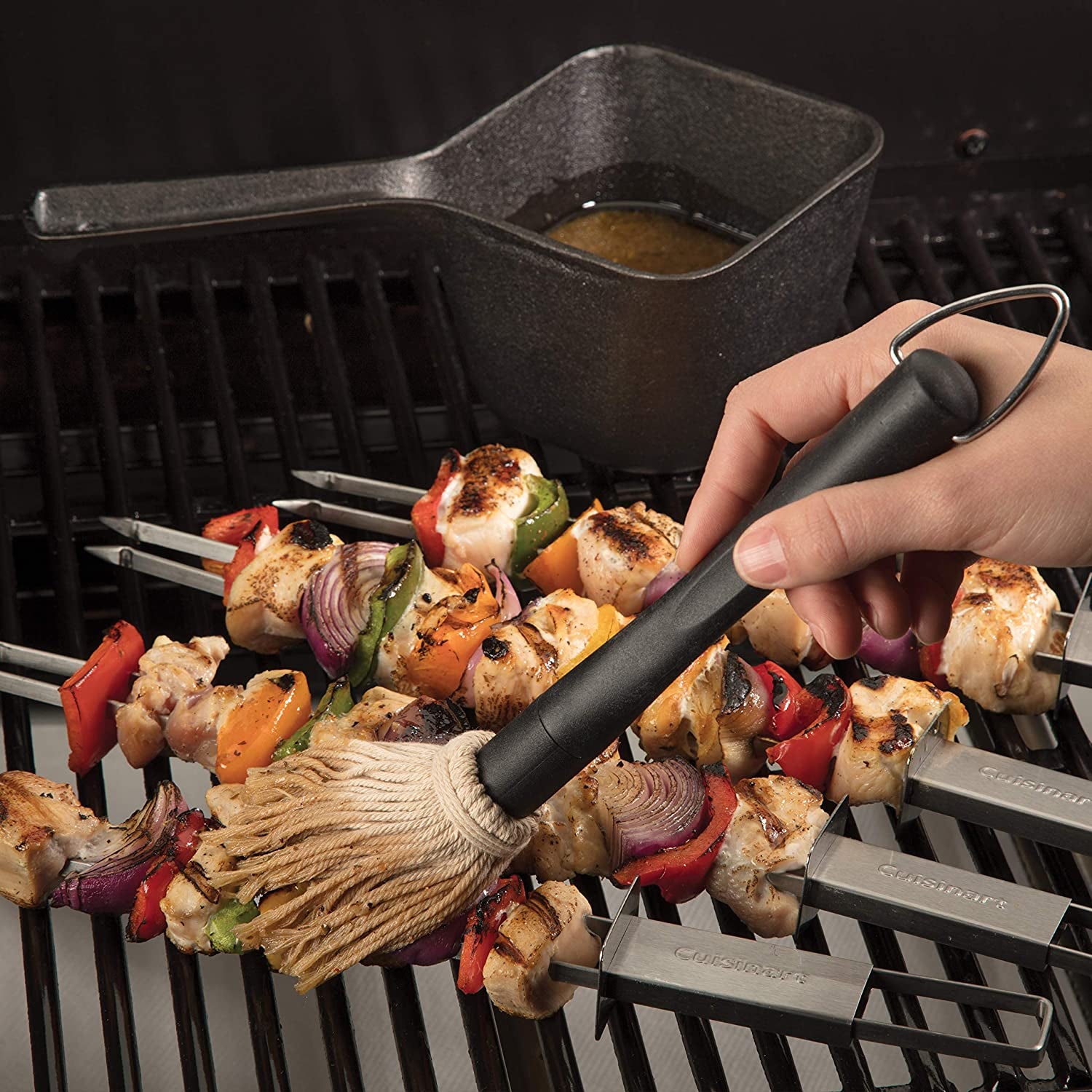 CBP-300 Cast Iron Basting Pot and Brush