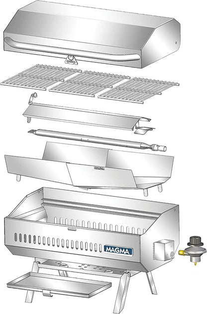 Products, Chefsmate Connoisseur Series Gas Grill, A10-803, Multi, One Size