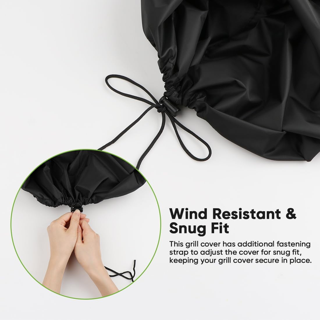 Icover Grill Cover for Ninja, Heavy Duty Waterproof BBQ Cover for Ninja Woodfire Outdoor Grill OG700 Series Barbecue Cover with Drawstring