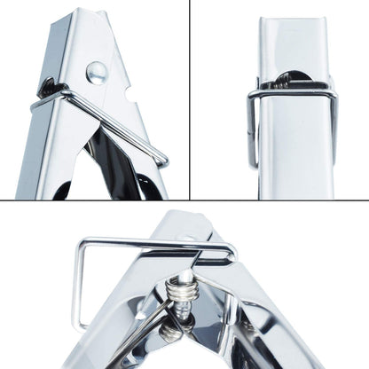 Stainless Steel Utility Food Tongs Set Kitchen Metal Tongs for Cooking Grilling Barbecue BBQ and Serving Salad (9 12 Inch 4 Pieces)