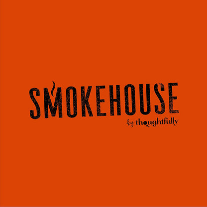 Smokehouse by Thoughtfully, Ultimate BBQ Sampler Set, Vegan and Vegetarian, Includes a Variety of Flavorful USA Made BBQ Sauces, Rubs, and Salts for Smoking and Grilling in Sample Size Glass Bottles