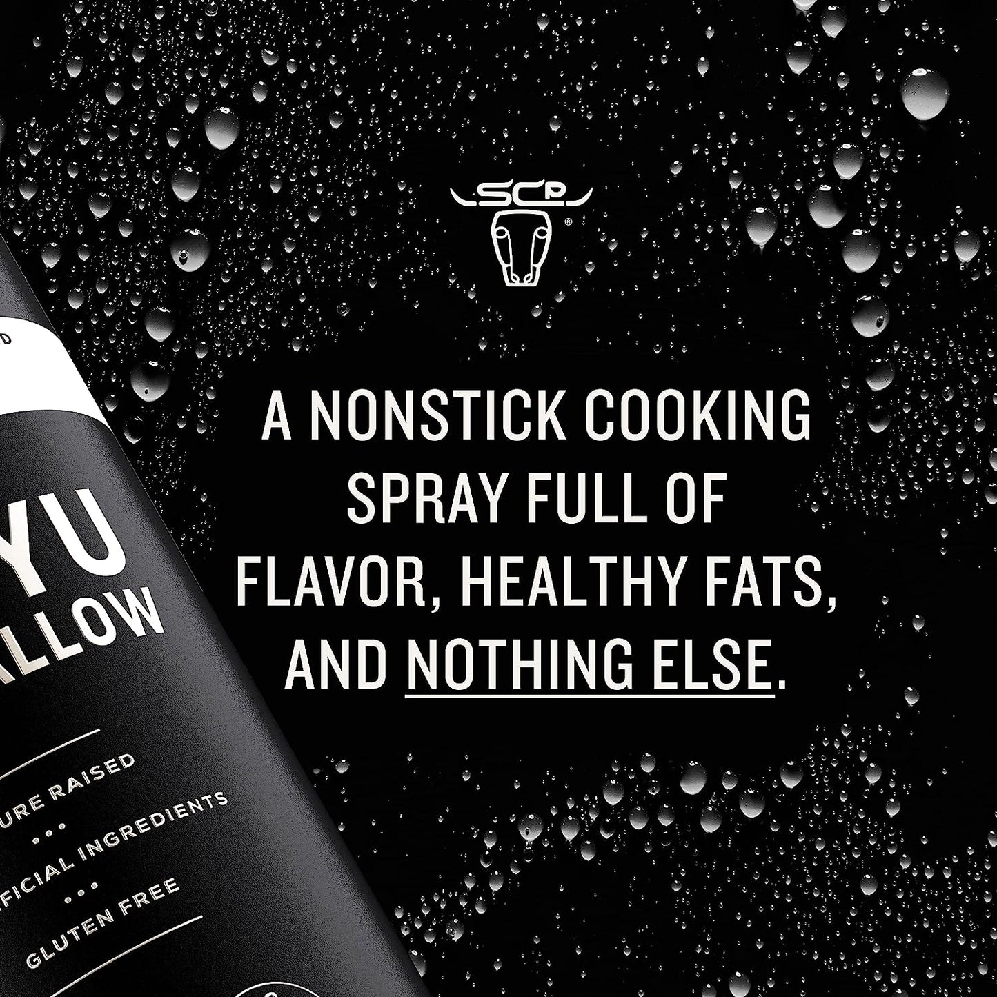 South Chicago Packing Wagyu Beef Tallow Spray, 7 Ounces Liquid, Paleo-Friendly, Keto-Friendly, 100% Pure Wagyu