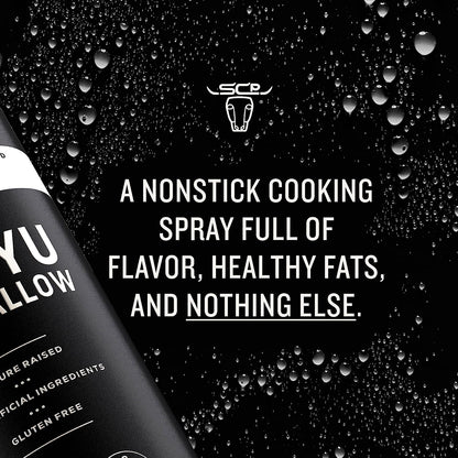 South Chicago Packing Wagyu Beef Tallow Spray, 7 Ounces Liquid, Paleo-Friendly, Keto-Friendly, 100% Pure Wagyu