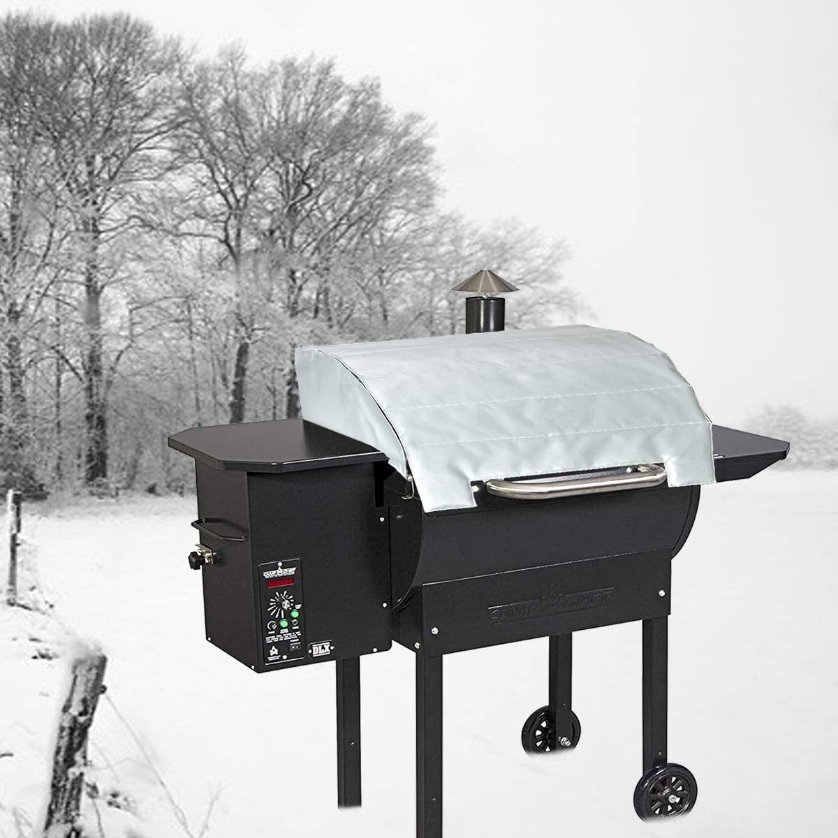Stanbroil Insulated Blanket for Camp Chef 24" Pellet Grills, Including Smokepro DLX24, PG24BLK, PG24, PG24S, PG24LS Modles, 24 X 35.6 Inch, Gray