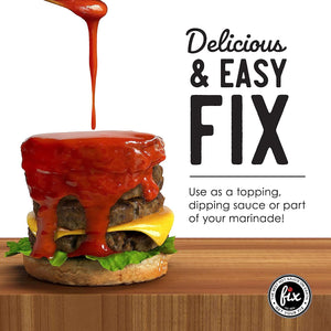 Fix Hot Sauce, Sriracha Sauce – Gourmet Natural Sriracha Chili Sauce, Spicy & Bold Flavor, Non-Gmo, Vegan, Great in Pho & Ramen, Sriracha Hot Sauce - Signature Flavor, 10 Oz (1 Pack)