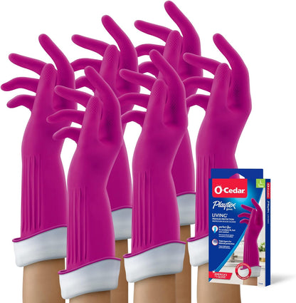 Living Reuseable Rubber Cleaning Gloves