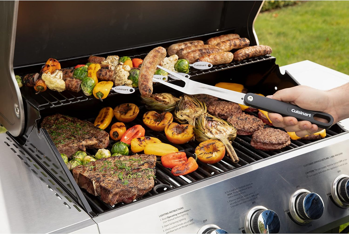 CGS-1000 4-Piece Folding Grill Tool Set