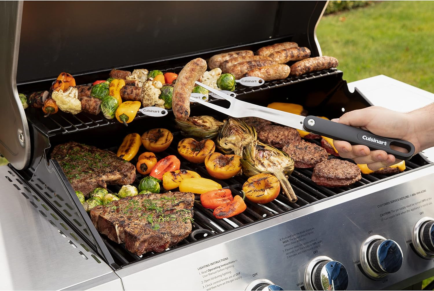 CGS-1000 4-Piece Folding Grill Tool Set