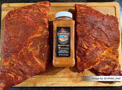 2 Gringos Chupacabra Ribnoxious Rib Rub, 25 Ounces
