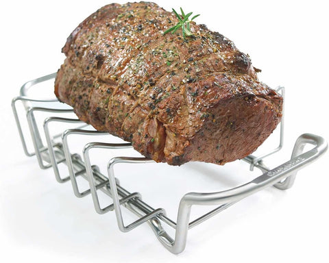 Image of Broil King 62602 Rib Rack and Roast Support,Silver