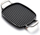 Cast Iron Grill Pan with Ridges 8.5” X 14.25” X 1.5”