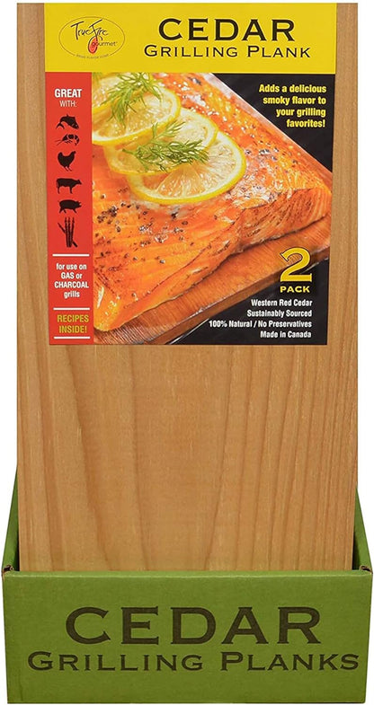 5.5 X 16” Cedar Grilling Planks for Adding Smoky Flavor to Salmon, Seafood, Beef, Poultry & Veggies, Western Red Cedar, (24-Pack)