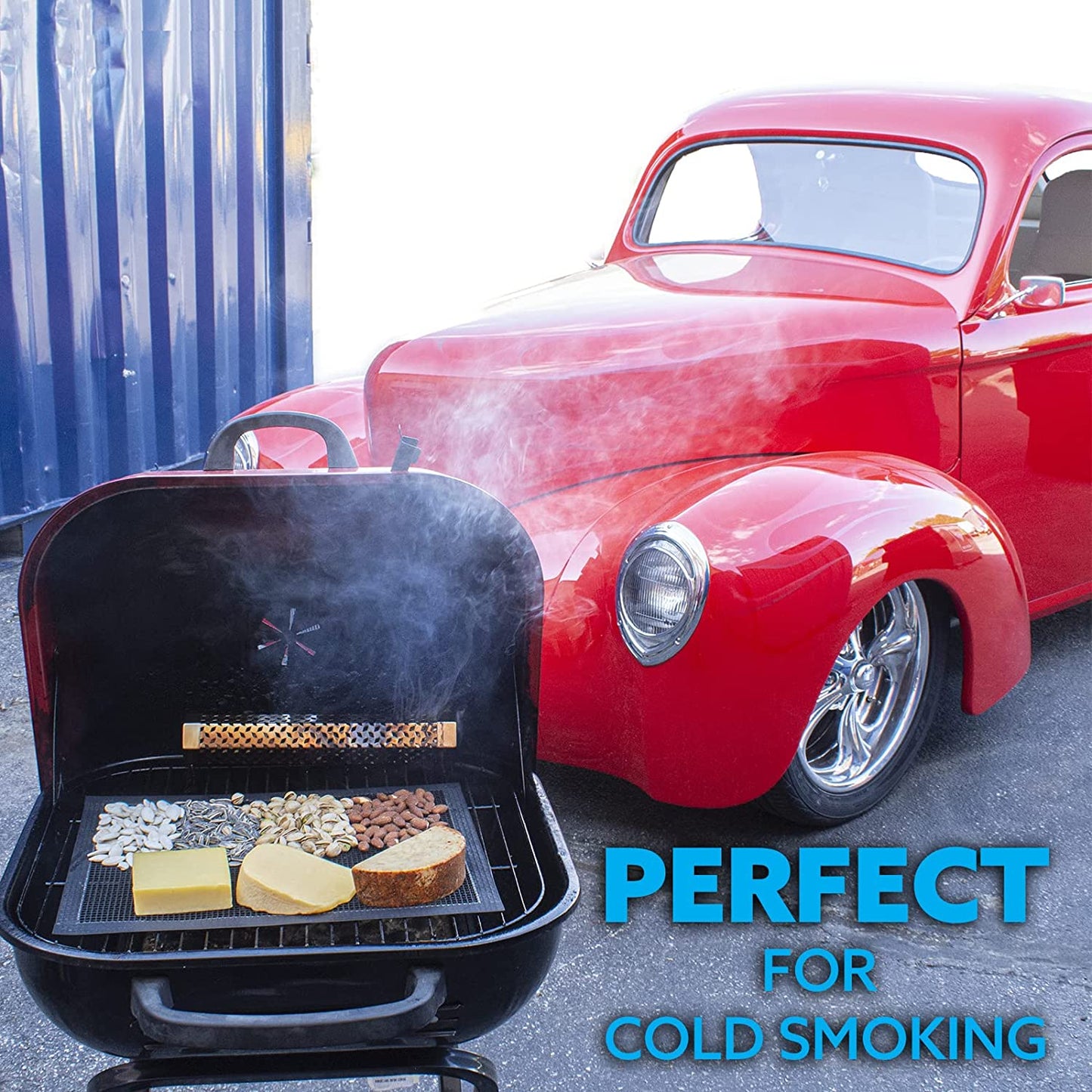 Mesh Grill Mats for Outdoor Grill - Nonstick BBQ Grill Mat & Smoker Mat | the Revolutionary BBQ Net Grilling Mats for the Ultimate Grilling Experience, Set of 2