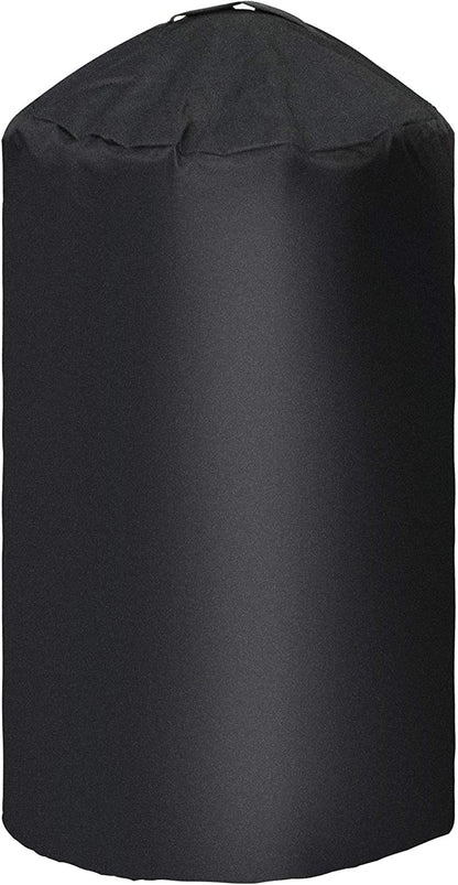 round Grill Cover-19.5"(Dia) 32"(Tall) Water Proof Heavy Duty Outdoor Canvas BBQ Grill Cover Dome Smoker Cover for George Foreman Gfo3320 Gfo240 or Similar Size Grills.