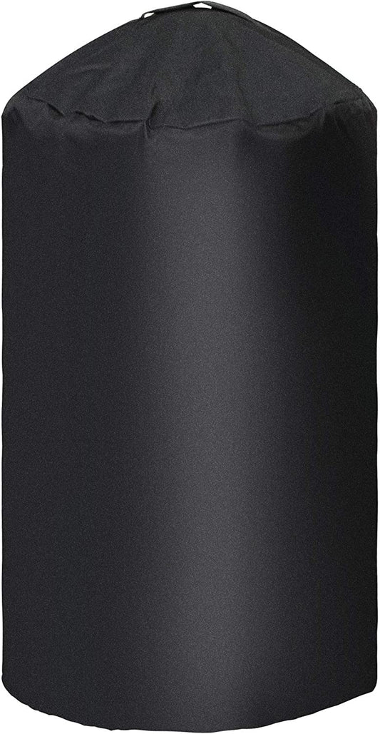 round Grill Cover-19.5"(Dia) 32"(Tall) Water Proof Heavy Duty Outdoor Canvas BBQ Grill Cover Dome Smoker Cover for George Foreman Gfo3320 Gfo240 or Similar Size Grills.
