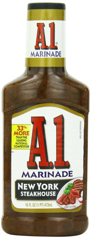 Image of A.1. Steak Sauce, House Marinade, New York, 16Oz Bottle (Pack of 2)