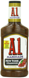 A.1. Steak Sauce, House Marinade, New York, 16Oz Bottle (Pack of 2)