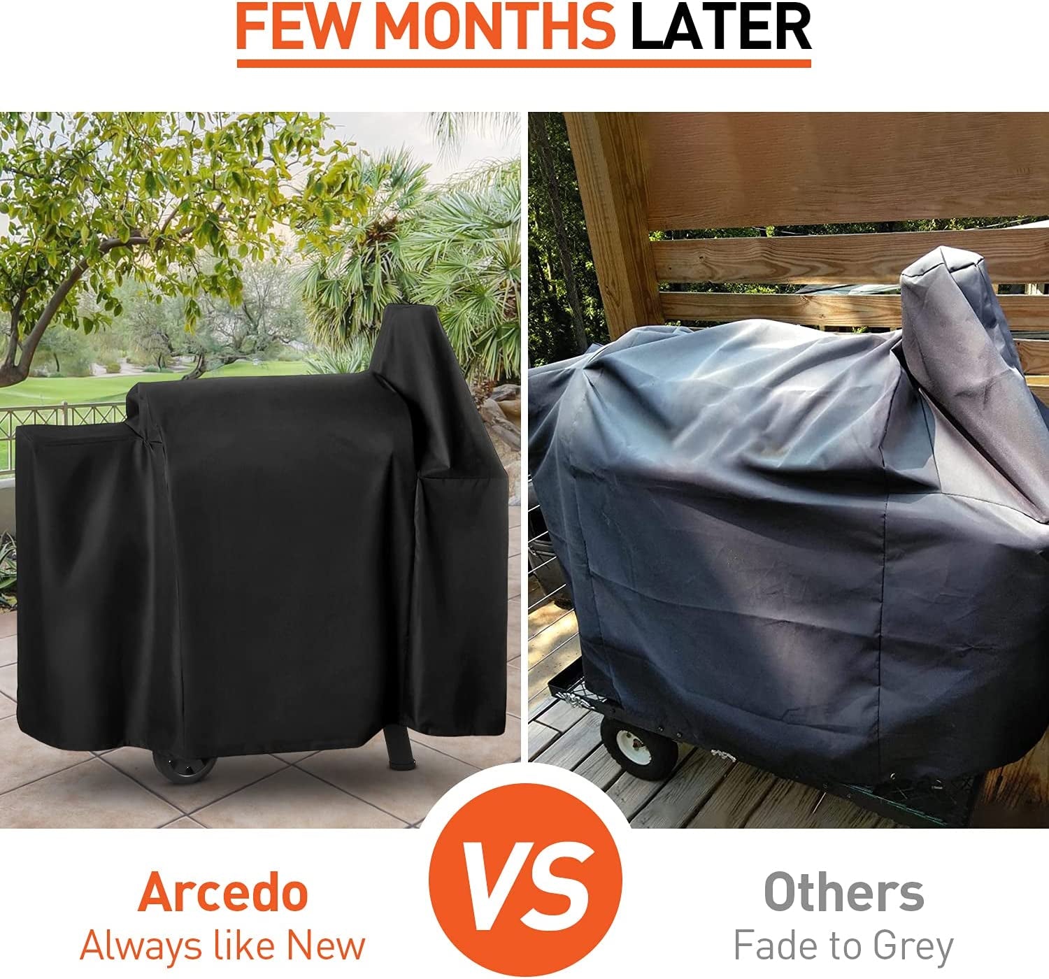 Grill Cover Compatible for Pit Boss 820, 850, Z Grill 700 Series, Heavy Duty Waterproof Wood Pellet Grill Cover, All Weather Protection Outdoor BBQ Cover