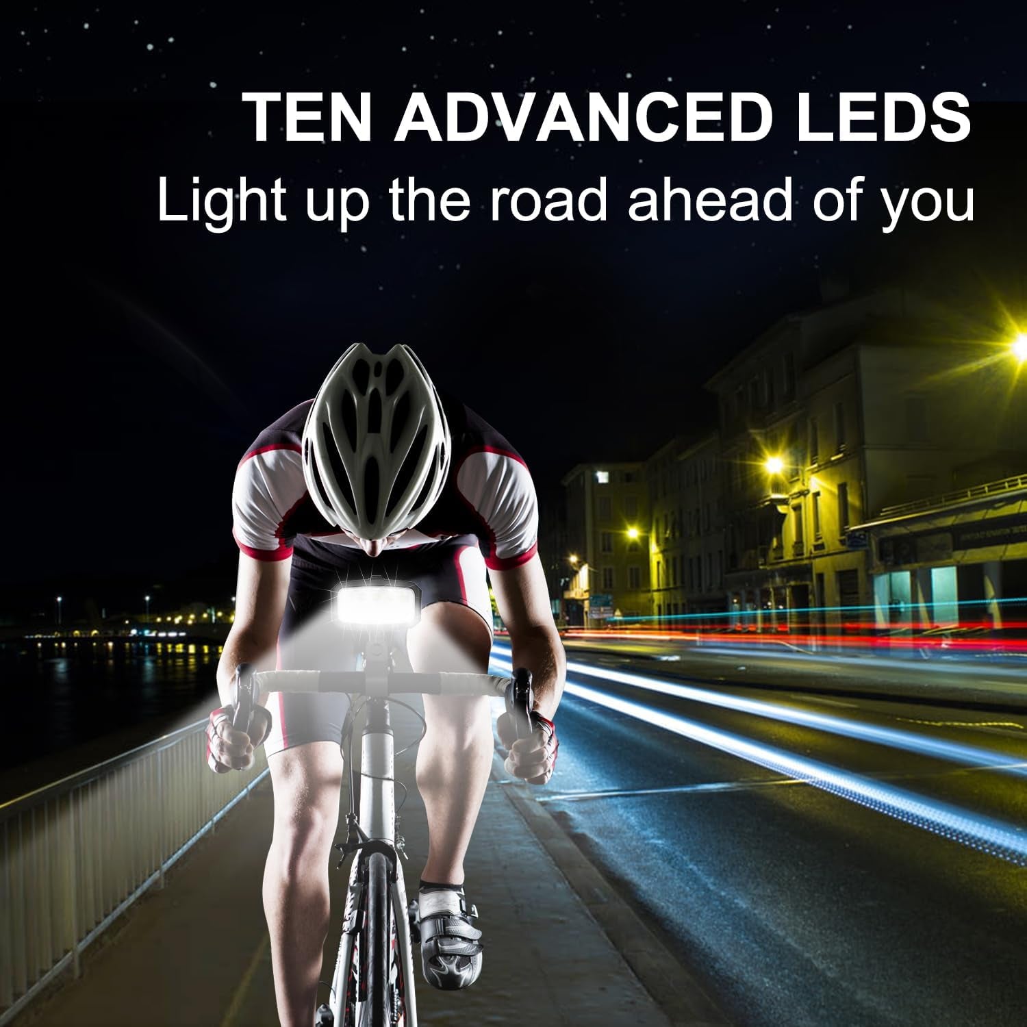 Grill Light Outdoor,  LED BBQ Light Gift for Men Dad Boyfriend Rotatable Grill Accessories with 10 Super Bright LED Lights Including Sturdy Clamp Mount Fits Handle (Battery NOT Included)