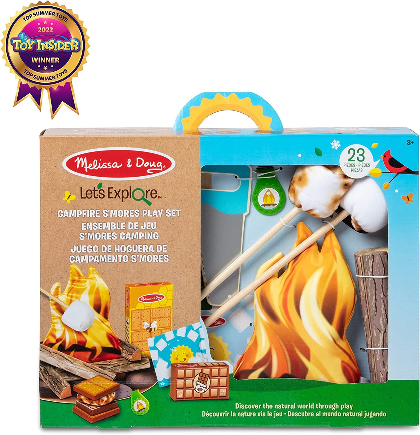Melissa & Doug Let'S Explore Campfire S'Mores Play Set - Play Campfire Sets for Kids Ages 3+