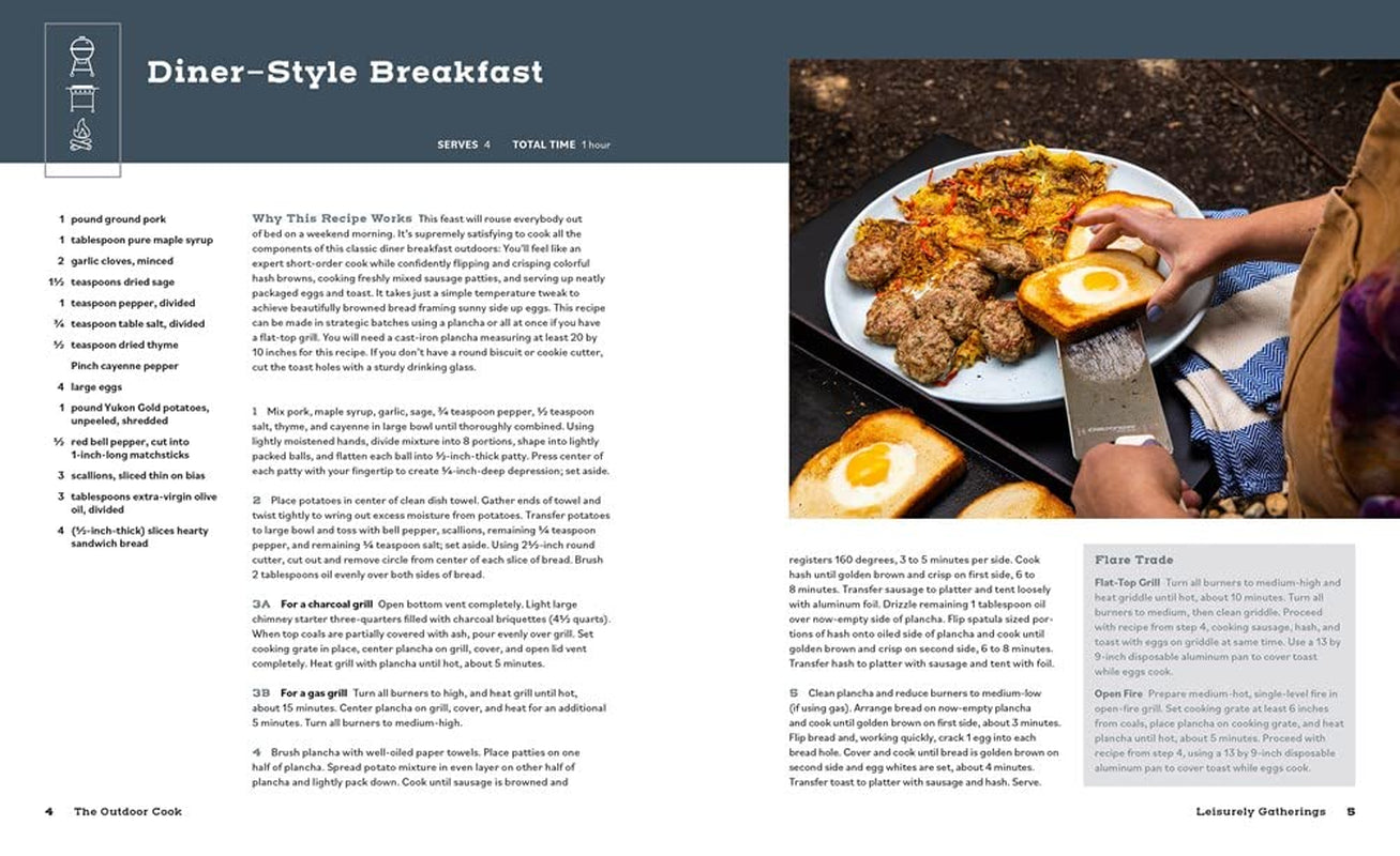 The Outdoor Cook: How to Cook Anything outside Using Your Grill