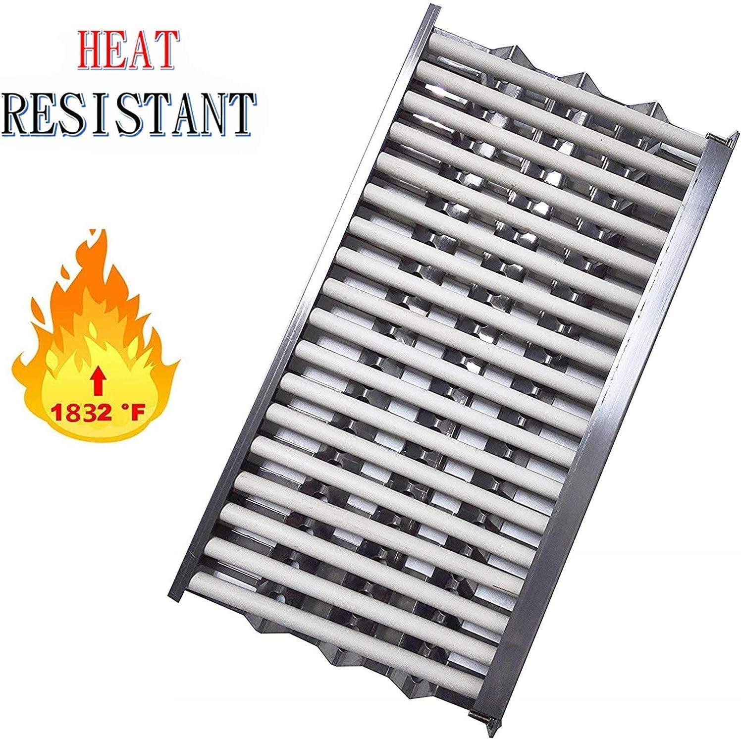 Replacement Gas Grill Ceramic Radiants, BBQ Grill Ceramic Rods for DCS Heat Plates, for DCS Grill 245398, DCSCT, 9.5" Long