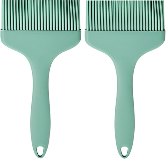 Basting Brush Silicone Pastry Baking Brush Large Grill BBQ Sauce Marinade Meat Glazing Oil Brush Heat Resistant, Kitchen Cooking Baste Pastries Cakes Desserts, Dishwasher Safe 2Pack (2)