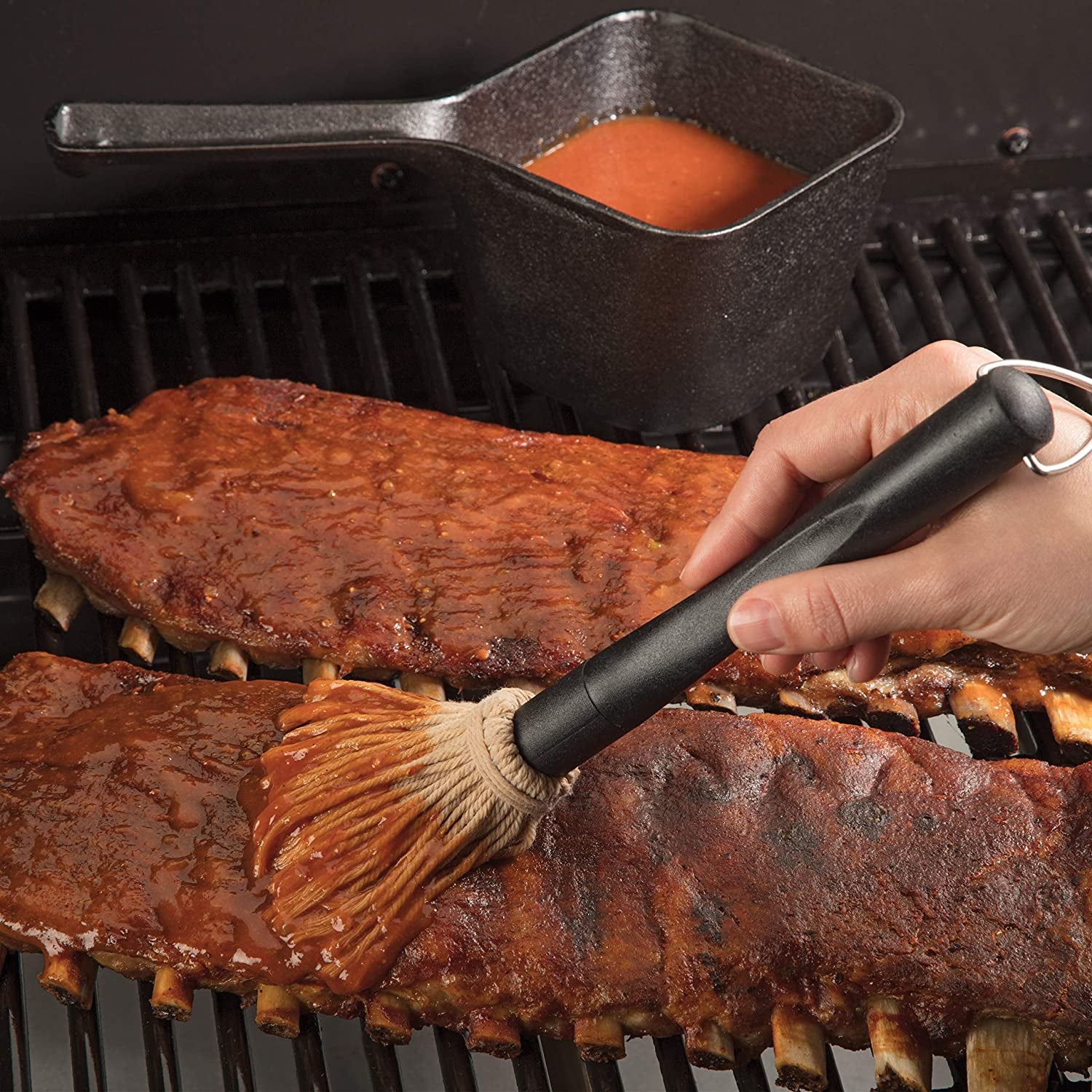 CBP-300 Cast Iron Basting Pot and Brush