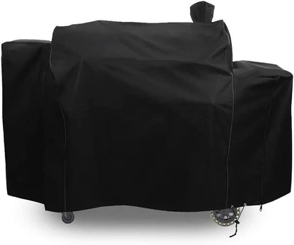 Grill Cover for Pit Boss Pro Series Triple-Function Combo Grill PB1100PSC2 PB1100PSC1 Pit Boss PB1230 Sportsman 1230 Pellet/Gas Combo Grill Cover Heavy-Duty, Black, PB 67364