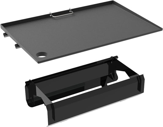 MB20181622 Gravity Series 1050 Digital Charcoal Grill and Smoker Griddle Insert, Black