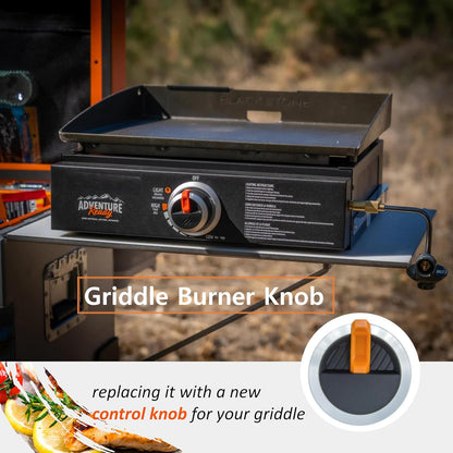 Gas Griddle Orange Knob Replacement for Blackstone Griddle Walmart Knobs,4-Pack